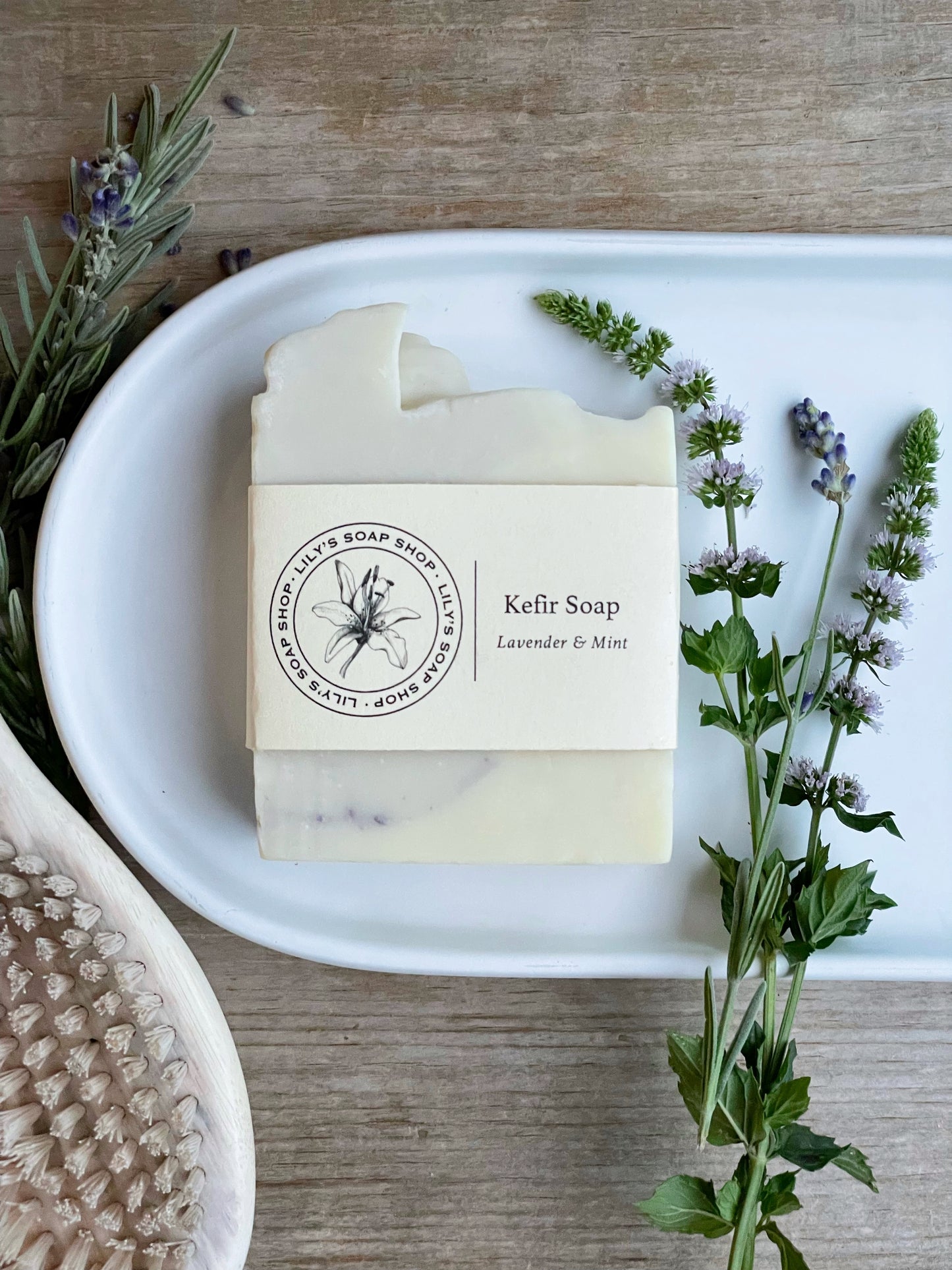 Lavender & Mint Kefir Soap